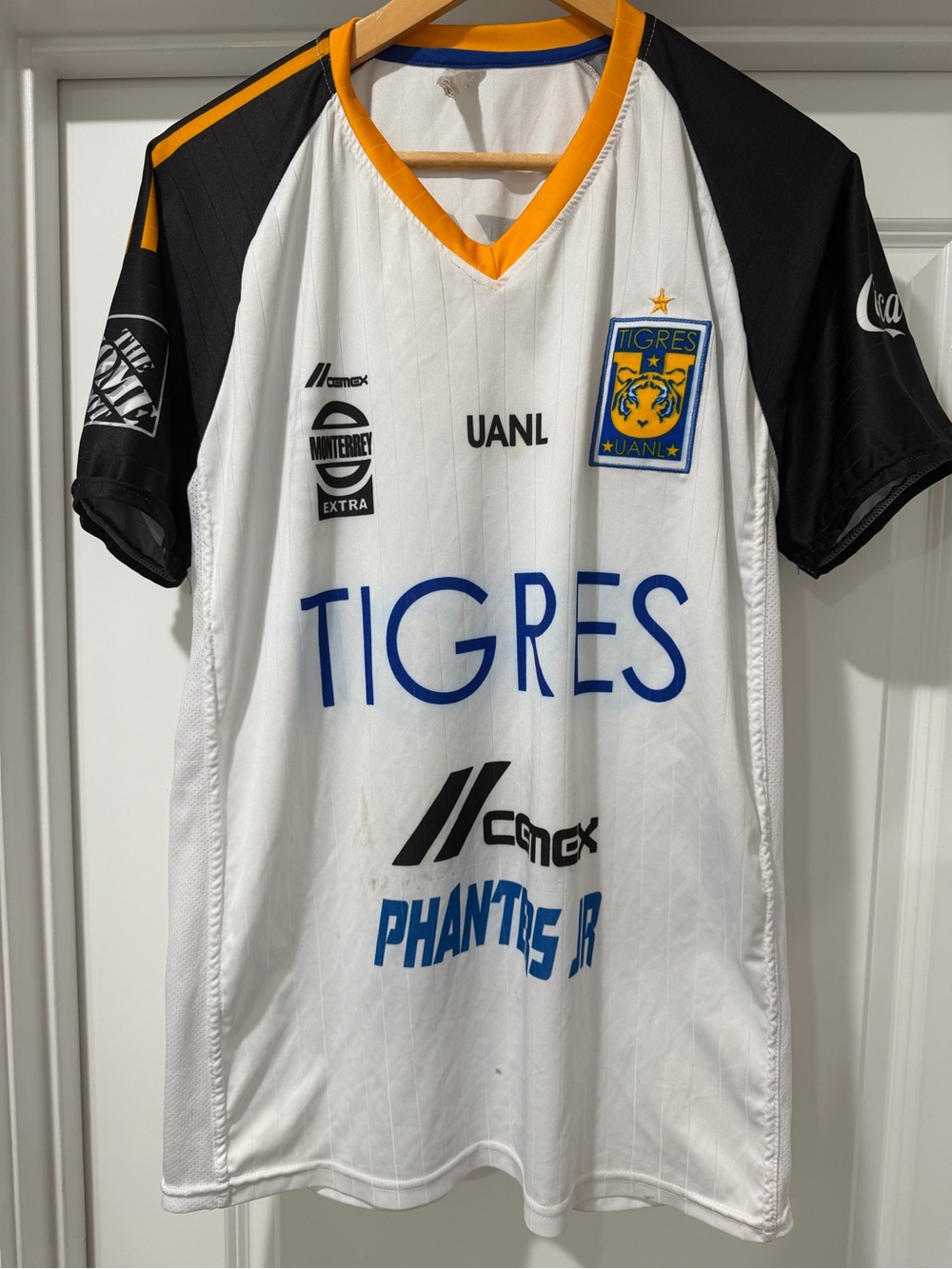 Tigres White & Black Soccer Jersey
